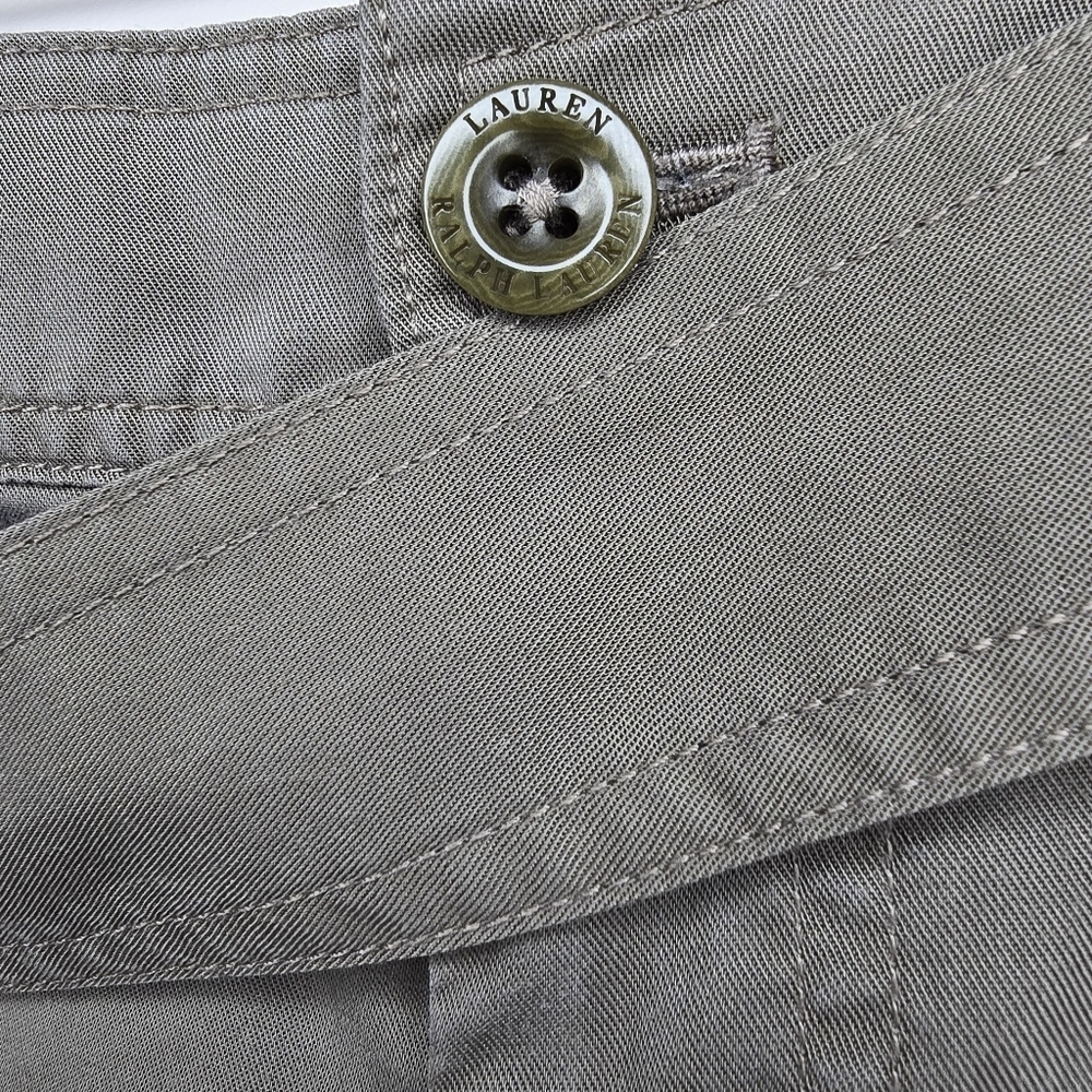 🎊Host Pick🎊 POLO Ralph Lauren Khaki Utility Cargo Pocket Belted Skirt Size 14 - Picture 7 of 16